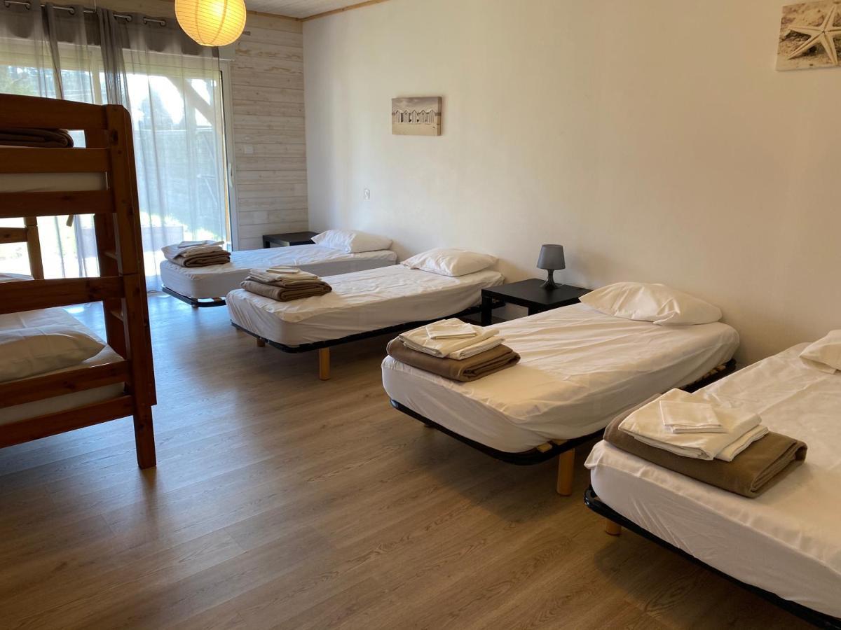 Ensemble De 3 Villas Avec Piscine Chauffee, Esprit Detente Sanguinet Exterior foto