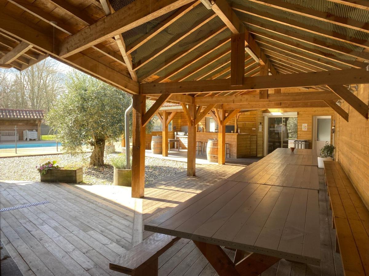 Ensemble De 3 Villas Avec Piscine Chauffee, Esprit Detente Sanguinet Exterior foto