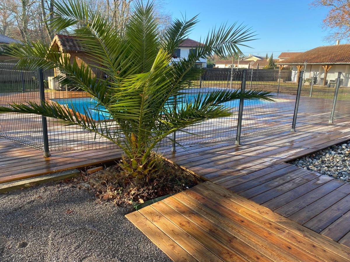 Ensemble De 3 Villas Avec Piscine Chauffee, Esprit Detente Sanguinet Exterior foto
